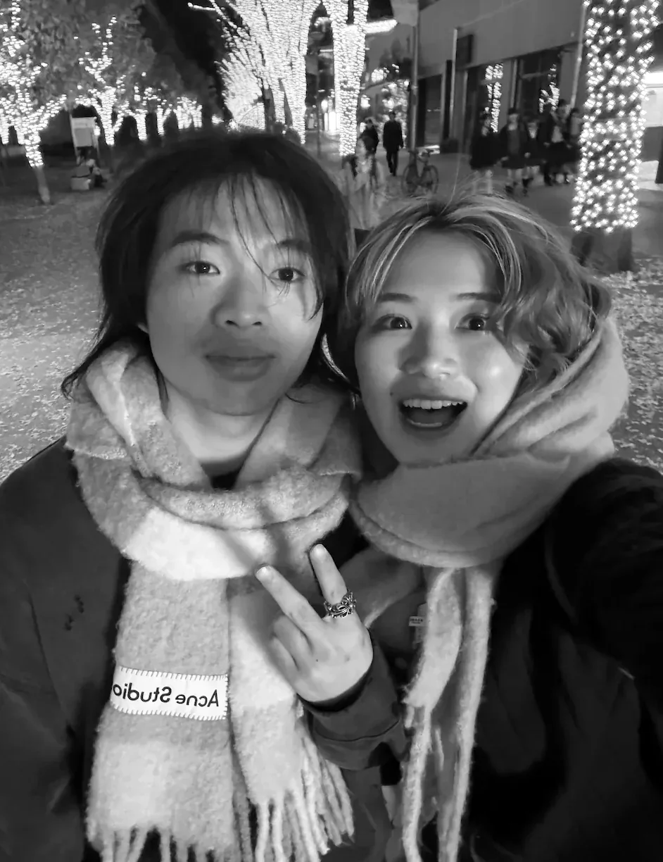 Elliot and Mana together in Japan
